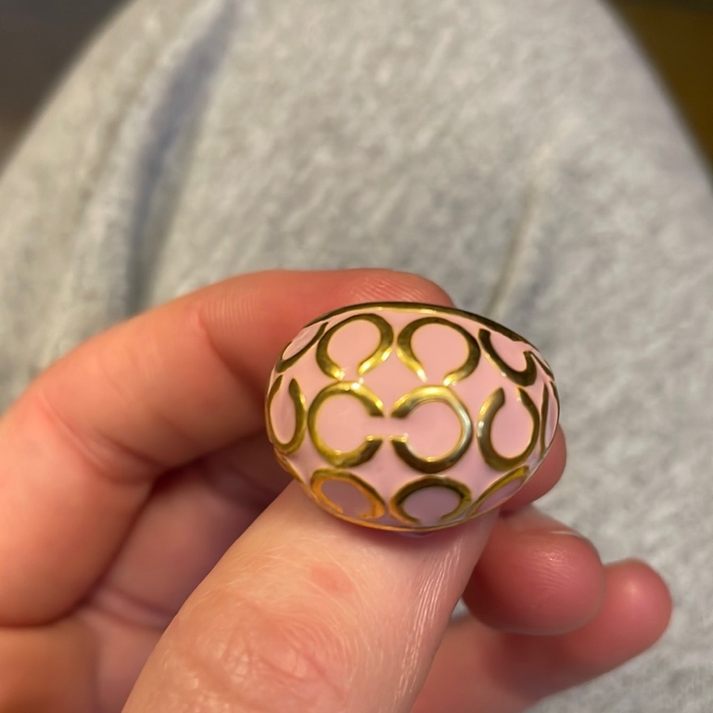 Pink Coach Ring
